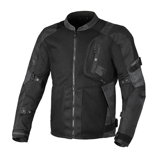 Giacca Macna Raddic nero grigio - Moto Adventure