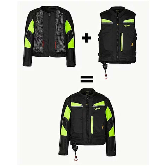Giacca Motoairbag Mab V4.0 Airbag Maniche Removibili - Moto Adventure