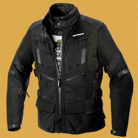 Giacca Spidi 4 Season Evo H2out Nero verde - Moto Adventure