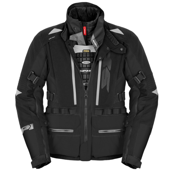 Giacca Spidi Allroad H2Out Nero - Moto Adventure