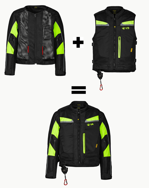 Gilet Motoairbag MAB v4 GILET MODULAR - Moto Adventure