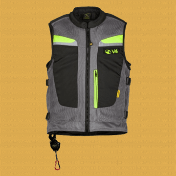 Gilet Motoairbag MAB v4 GILET MODULAR Grigio - Moto Adventure