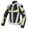 Giubbotto donna Clover Rainjet 2 WP Grigio chiaro giallo - Moto Adventure