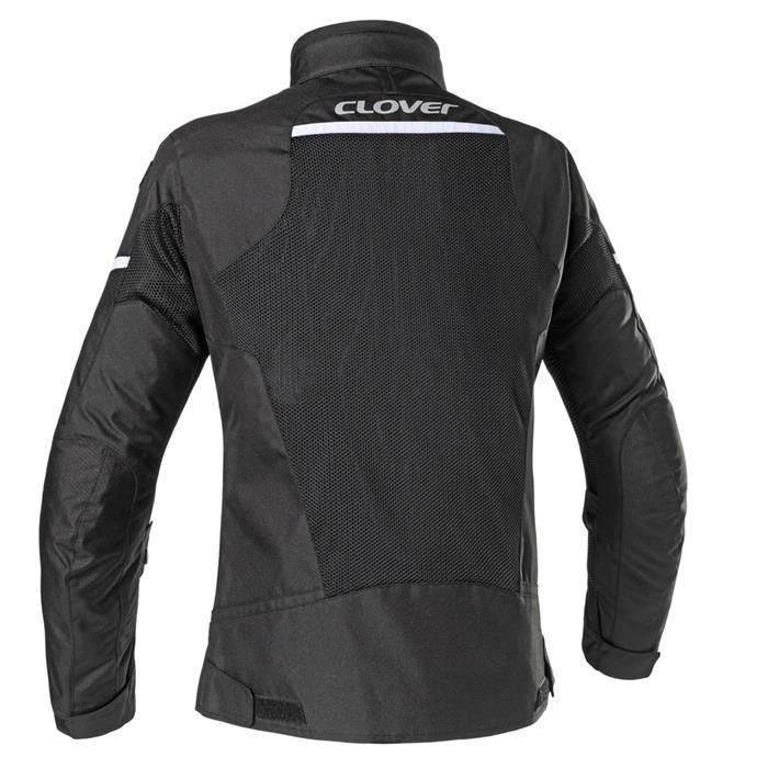 Giubbotto estivo Clover Airjet 5 Nero Bianco - Moto Adventure