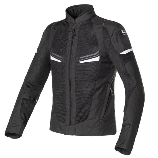 Giubbotto estivo Clover Airjet 5 Nero Bianco - Moto Adventure