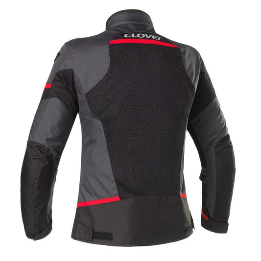 Giubbotto estivo Clover Airjet 5 Nero Rosso - Moto Adventure