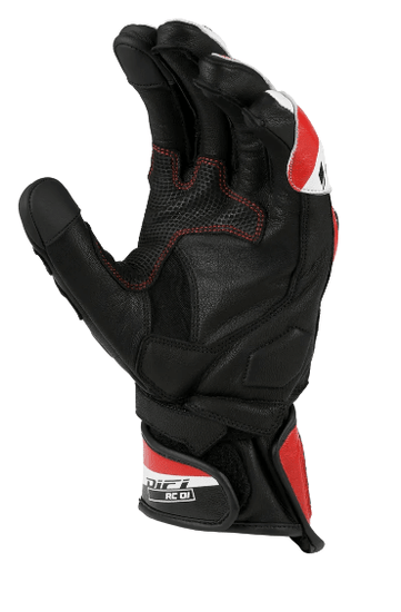 Guanti Difi Onyx bianco rosso - Moto Adventure
