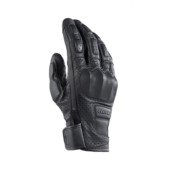 Guanti in pelle Clover KVS - 2 nero - Moto Adventure