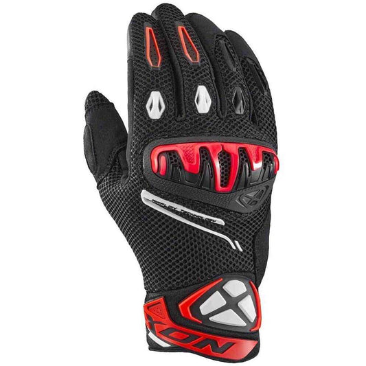 Guanti Ixon Mirage Airflow nero rosso - Moto Adventure