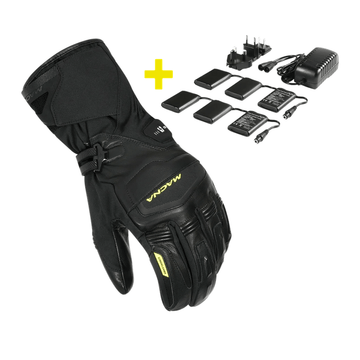 Guanti riscaldati MACNA Azra 12V 3A kit - Moto Adventure