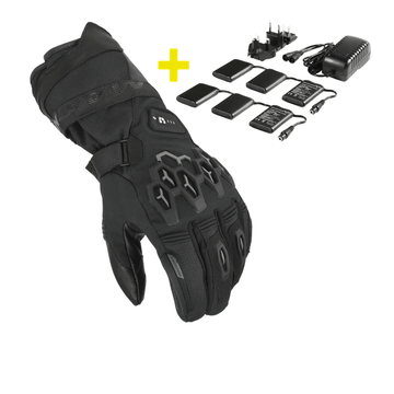 Guanti riscaldati MACNA Rafino RTX 12V 3A kit - Moto Adventure