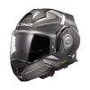 Casco modulare LS2 FF901 Advant X Carbon Horizon Argento-Grigio