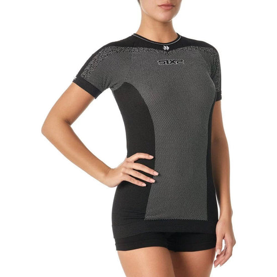 Maglia tecnica Sixs TS1L Breezy Touch Black carbon - Moto Adventure