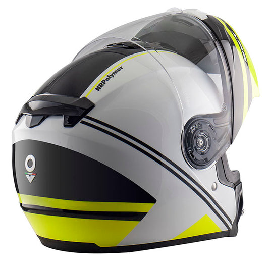 Casco modulare NOS NS-8 DYNAMIC FLUOR YELLOW