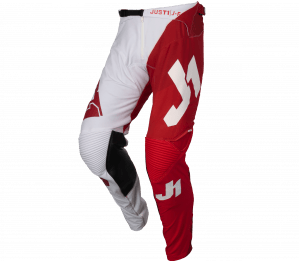 Pantaloni cross enduro Just1 J - Flex rosso bianco - Moto Adventure