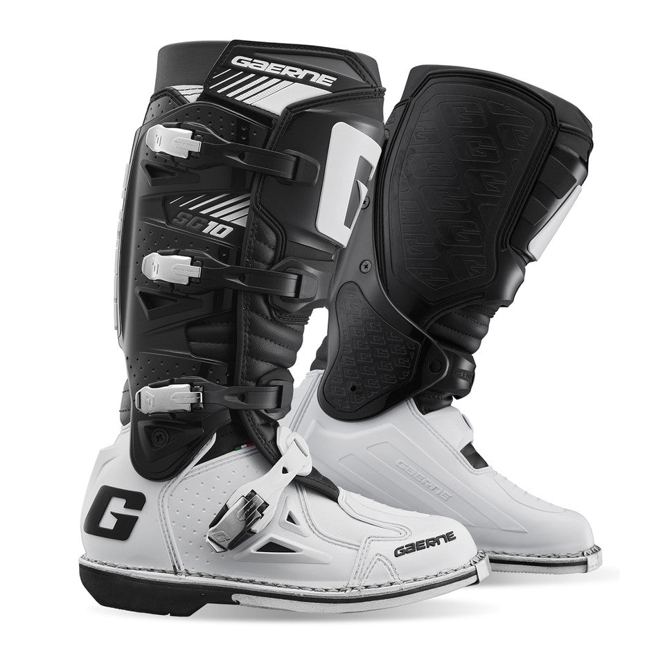 Stivali cross Gaerne SG - 10 Bianco Nero - Moto Adventure