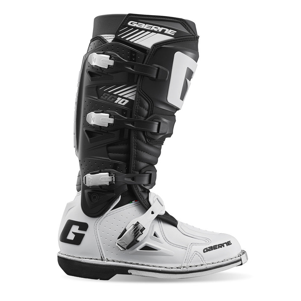 Stivali cross Gaerne SG - 10 Bianco Nero - Moto Adventure