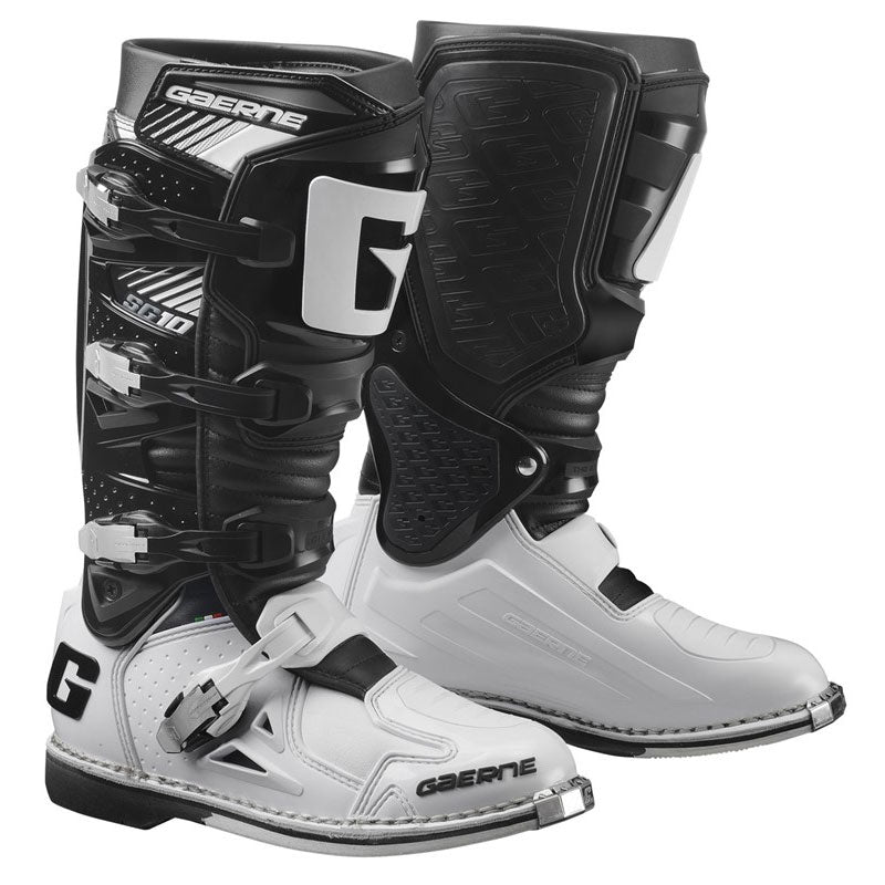 Stivali cross Gaerne SG - 10 Bianco Nero - Moto Adventure