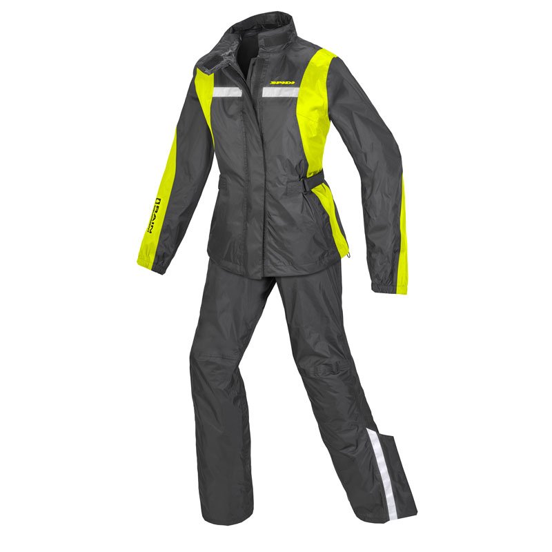 Tuta antipioggia Spidi Touring Rain Kit Lady Nero Giallo - Moto Adventure