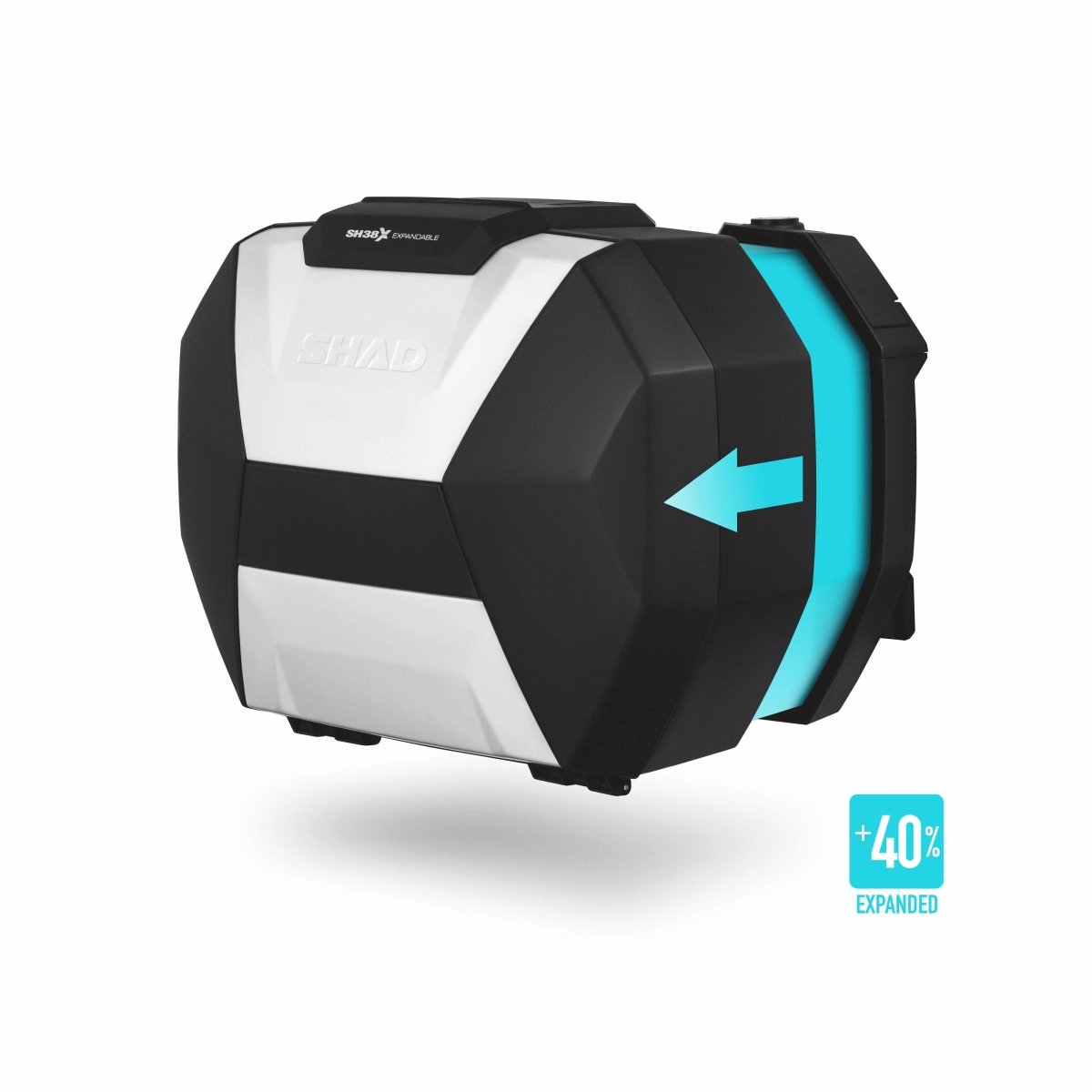 VALIGIE LATERALI ESPANDIBILI SHAD SH38X - Moto Adventure