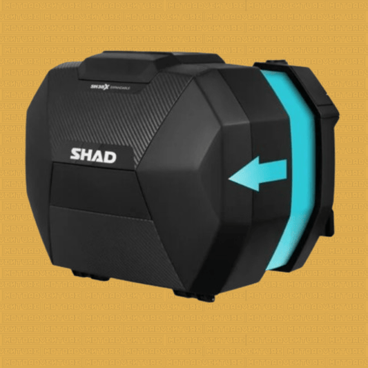 VALIGIE LATERALI ESPANDIBILI SHAD SH38X Carbonio - Moto Adventure