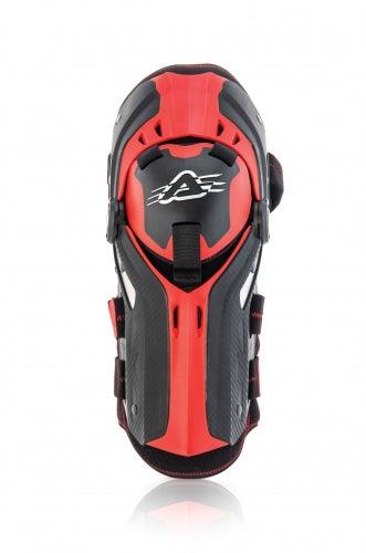 Coppia di ginocchiere Acerbis Gorilla Nero Rosso - Moto Adventure