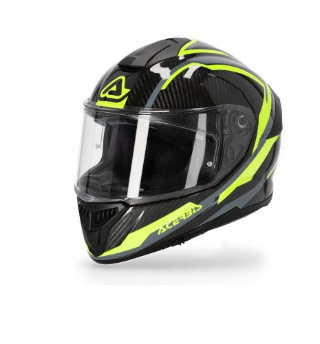 Casco integrale in carbonio Acerbis Tarmak Nero giallo