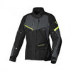 Giacca moto touring Donna Macna Mundial Night Eye Grigio Nero Giallo Fluo - Moto Adventure