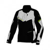 Giacca moto touring Donna Macna Mundial Night Eye Grigio Nero Giallo Fluo - Moto Adventure