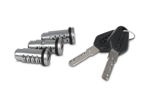 Kit cilindro e chiavi serratura per valigie in alluminio Shad Terra