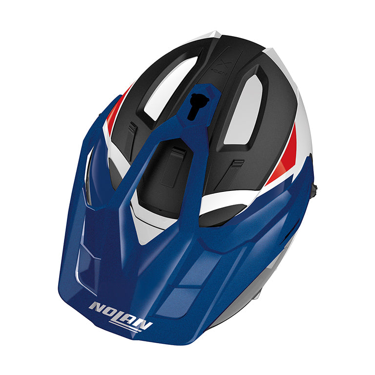 Casco Integrale Nolan N70-2 X 06 Skyfall Bianco-Blu-Rosso - Prezzo minimo  garantito