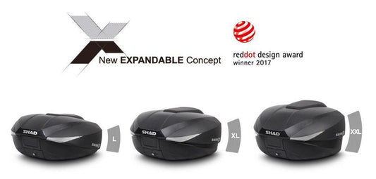 Bauletto Espandibile SHAD SH58X - Moto Adventure