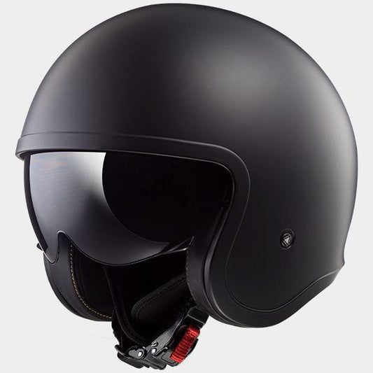 Casco Jet LS2 OF599 SPITFIRE nero opaco - Moto Adventure
