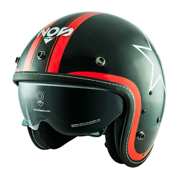 Casco Jet NOS NS - 1F in fibra - Moto Adventure