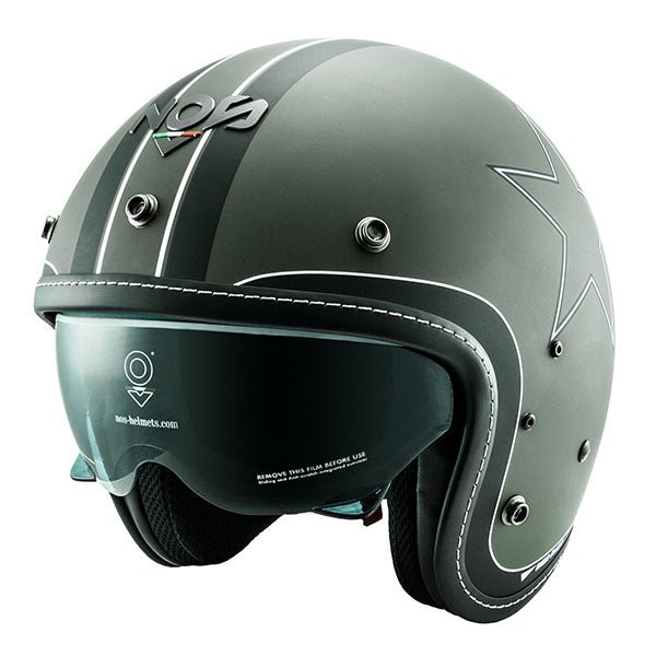 Casco Jet NOS NS - 1F in fibra - Moto Adventure