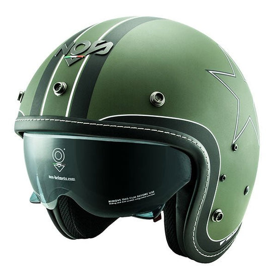 Casco Jet NOS NS - 1F in fibra - Moto Adventure