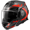 Casco LS2 Advant X Carbon ECE2206 Future Rosso nero - Moto Adventure