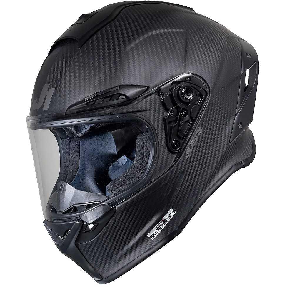 Casco Moto Integrale In Carbonio Just1 J-GPR SOLID Carbon Opaco - Moto Adventure