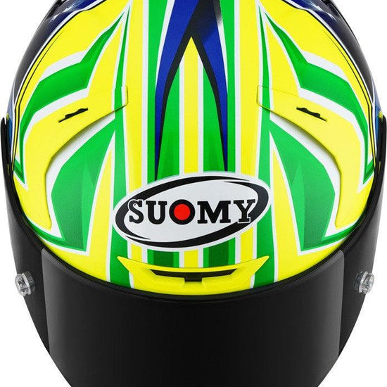 Casco integrale Suomy SR-GP TOP RACER Giallo Verde - Moto Adventure