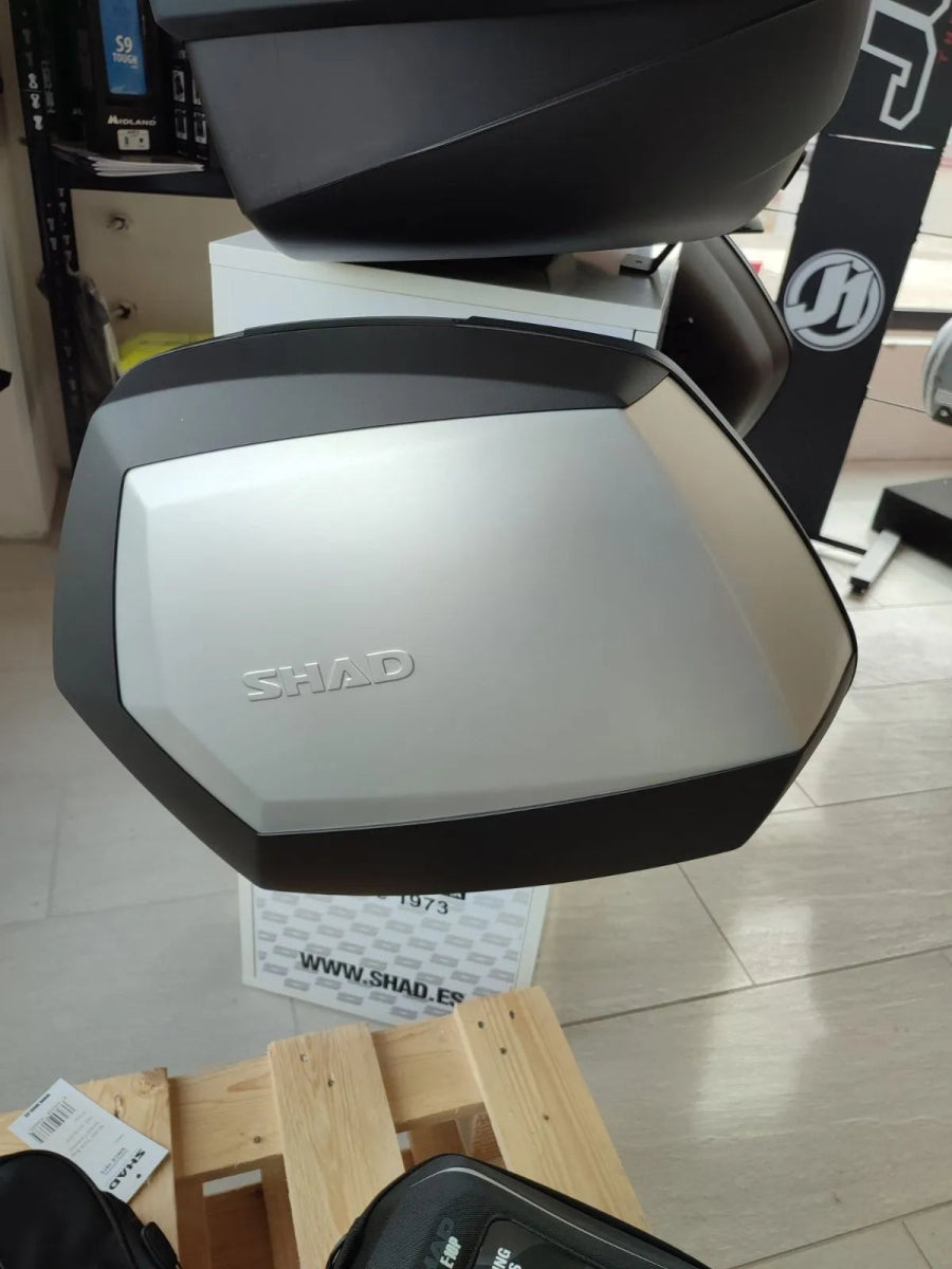 Coppia valigie laterali plastica e alluminio SHAD SH35 - Moto Adventure