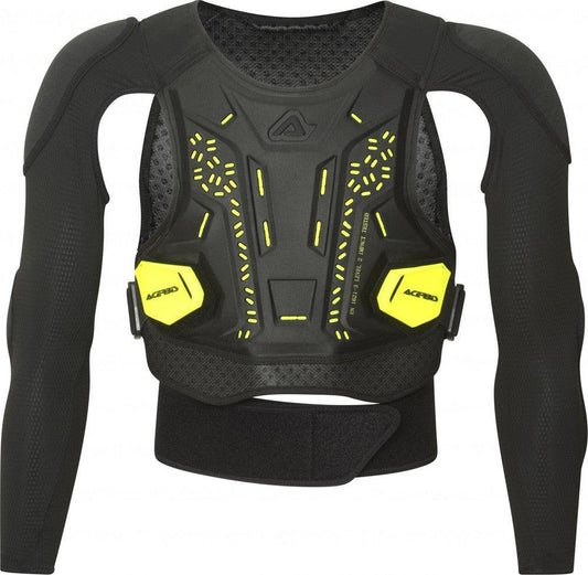 Corpetto protettivo Acerbis PLASMA BODY ARMOUR Nero Giallo - Moto Adventure