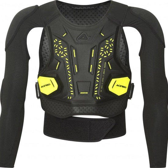 Corpetto protettivo completo Acerbis PLASMA BODY ARMOUR Nero Giallo - Moto Adventure