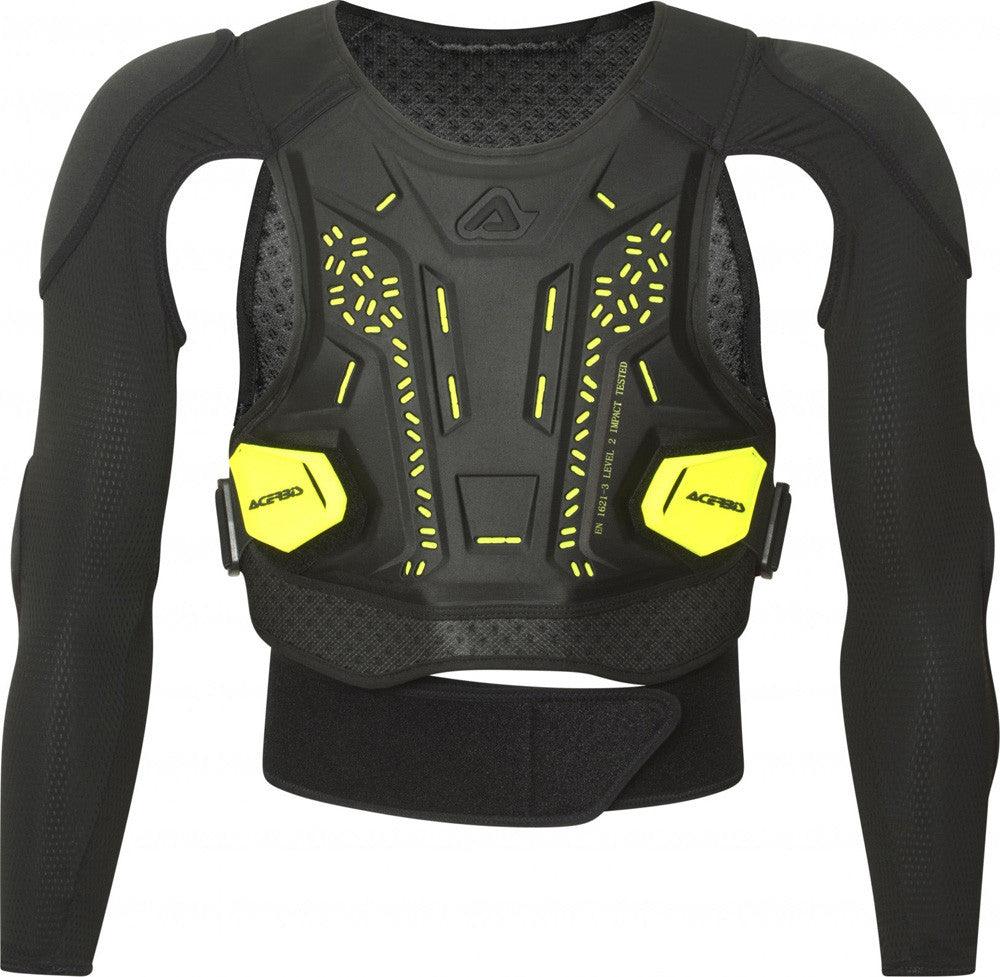 Corpetto protettivo completo Acerbis PLASMA BODY ARMOUR Nero Giallo - Moto Adventure