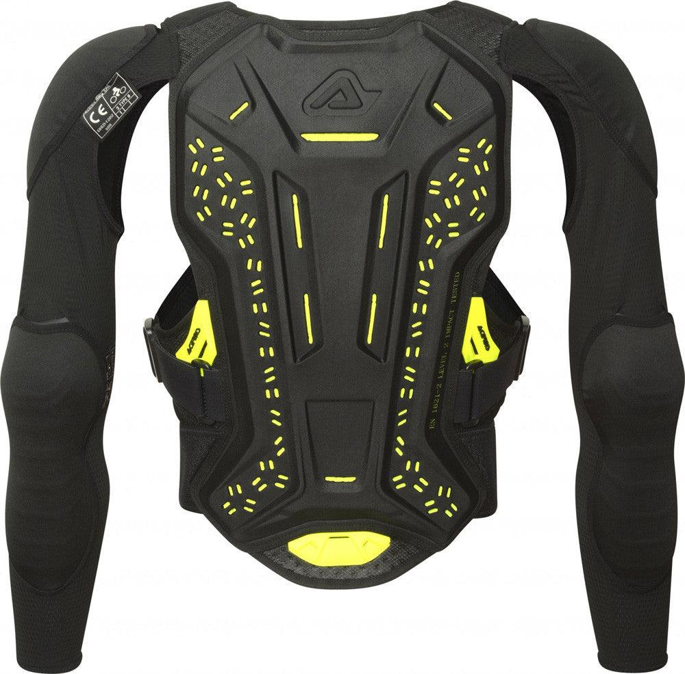 Corpetto protettivo completo Acerbis PLASMA BODY ARMOUR Nero Giallo - Moto Adventure