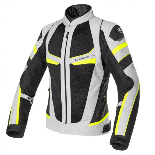 Giacca donna Clover Rainjet 2 WP Giallo - Grigio - Nero - Moto Adventure