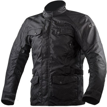 Giacca moto LS2 Metropolis WP Nero - Moto Adventure