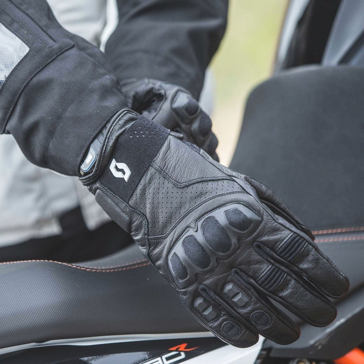 Guanti Adventure Scott Sport in pelle - Moto Adventure
