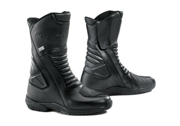 Stivali Moto In Pelle Touring Forma Jasper HDry Nero - Moto Adventure