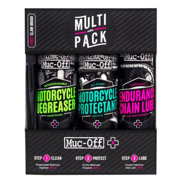 Kit Manutenzione Moto Muc-Off Multi Value Pack - Moto Adventure