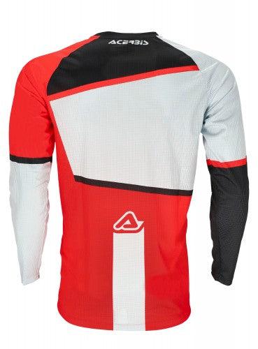 Maglia cross enduro Acerbis MX J - Windy Two Vented Grigio rosso - Moto Adventure